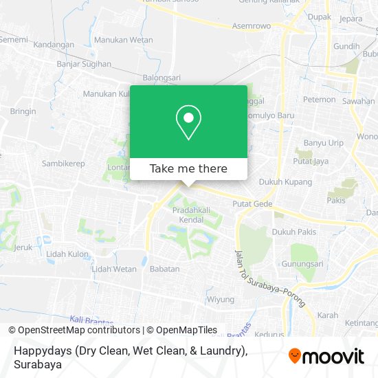 Happydays (Dry Clean, Wet Clean, & Laundry) map