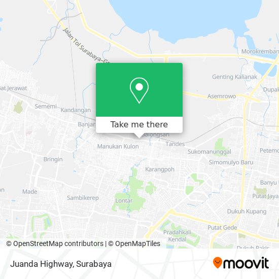 Juanda Highway map