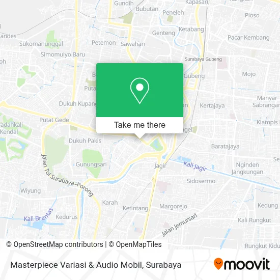 Masterpiece Variasi & Audio Mobil map