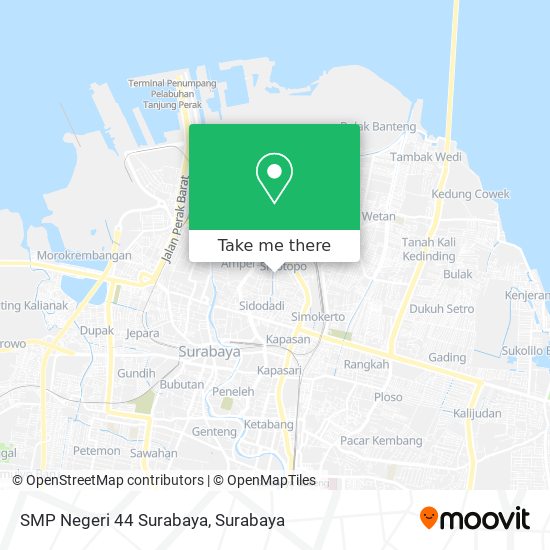 SMP Negeri 44 Surabaya map