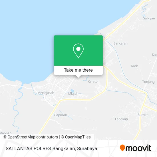 SATLANTAS POLRES Bangkalan map