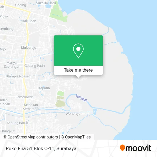 Ruko Fira 51 Blok C-11 map