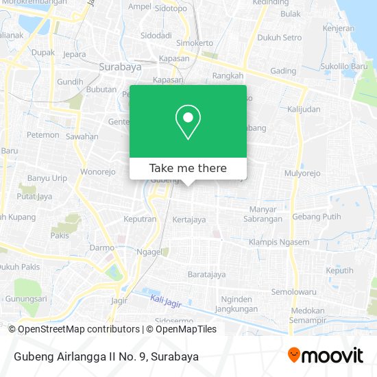 Gubeng Airlangga II No. 9 map