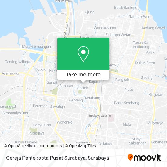 Gereja Pantekosta Pusat Surabaya map