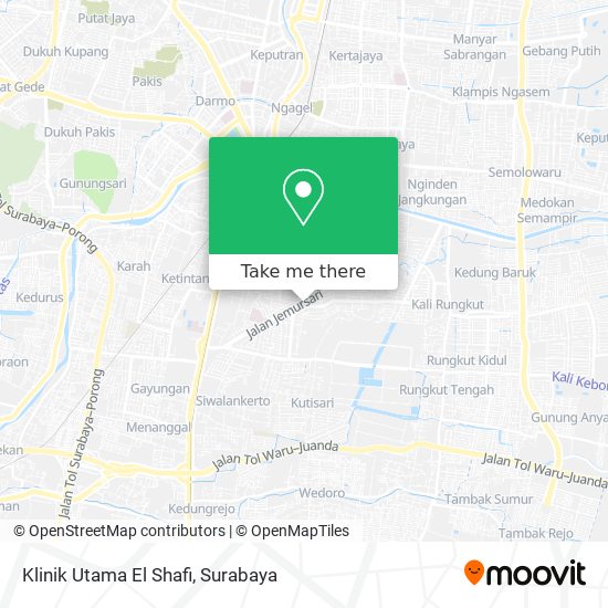 Klinik Utama El Shafi map