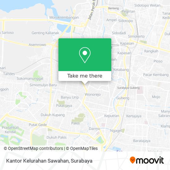 Kantor Kelurahan Sawahan map