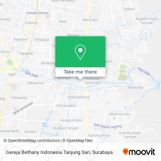 Gereja Bethany Indonesia Tanjung Sari map