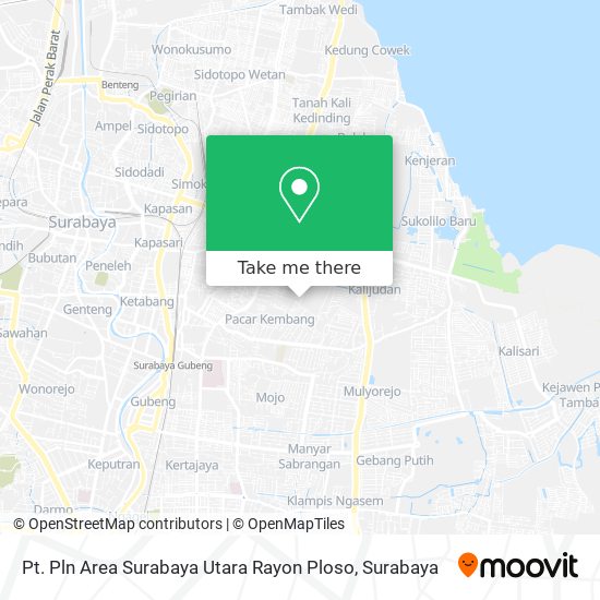 Pt. Pln Area Surabaya Utara Rayon Ploso map