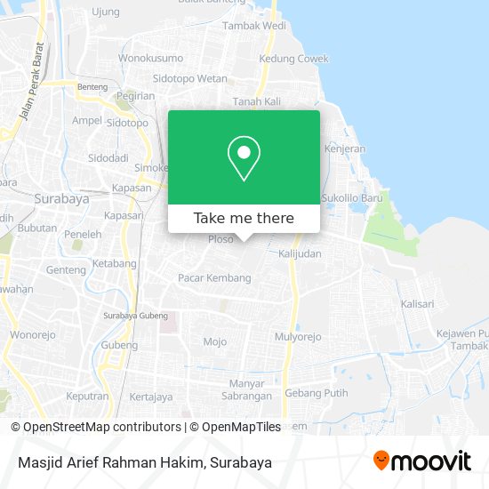 Masjid Arief Rahman Hakim map