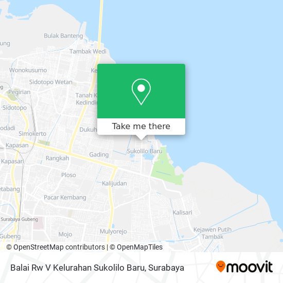 Balai Rw V Kelurahan Sukolilo Baru map