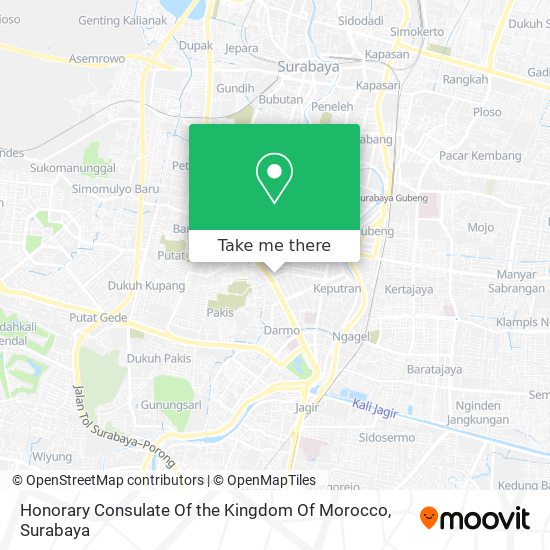 Honorary Consulate Of the Kingdom Of Morocco map