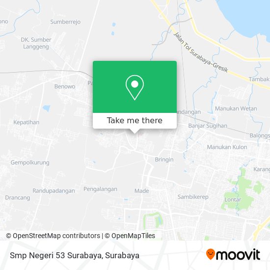 Smp Negeri 53 Surabaya map