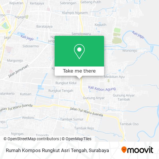 Rumah Kompos Rungkut Asri Tengah map