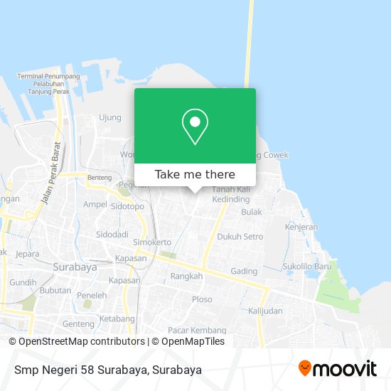 Smp Negeri 58 Surabaya map