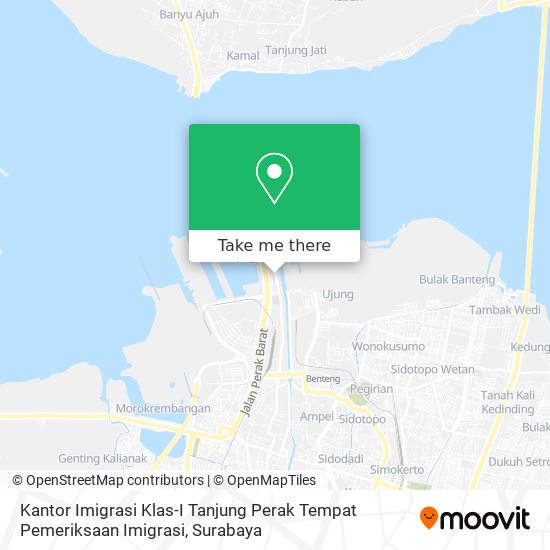 Kantor Imigrasi Klas-I Tanjung Perak Tempat Pemeriksaan Imigrasi map
