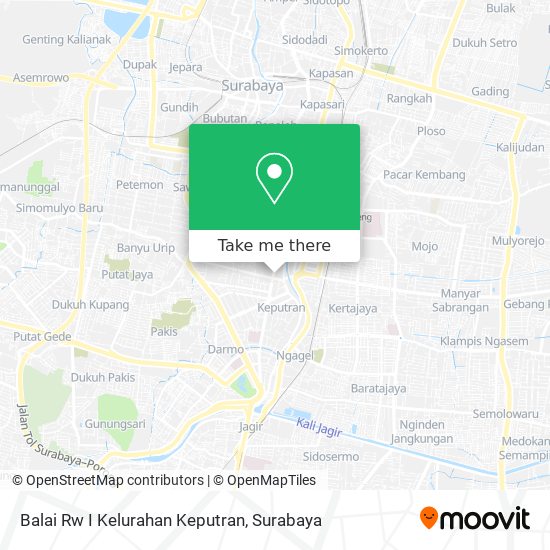 Balai Rw I Kelurahan Keputran map