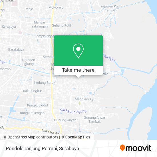 Pondok Tanjung Permai map