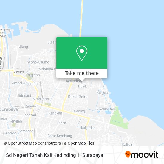 Sd Negeri Tanah Kali Kedinding 1 map