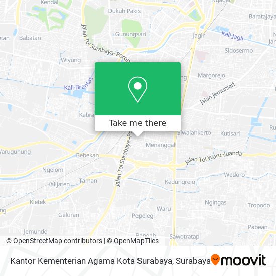 Kantor Kementerian Agama Kota Surabaya map