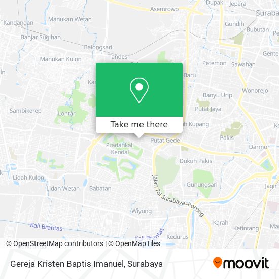 Gereja Kristen Baptis Imanuel map