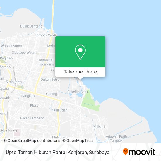 Uptd Taman Hiburan Pantai Kenjeran map