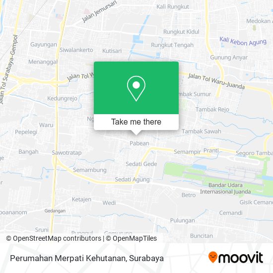 Perumahan Merpati Kehutanan map
