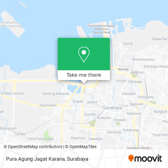 Pura Agung Jagat Karana map
