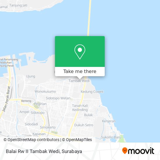 Balai Rw II Tambak Wedi map