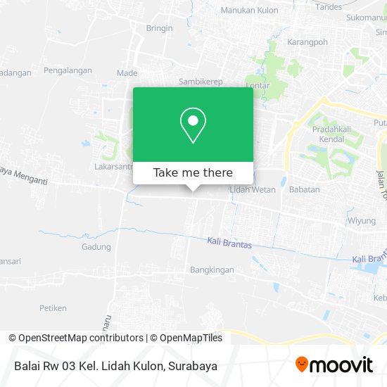 Balai Rw 03 Kel. Lidah Kulon map