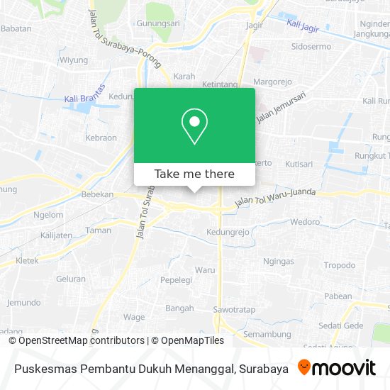 Puskesmas Pembantu Dukuh Menanggal map