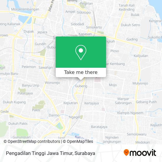 Pengadilan Tinggi Jawa Timur map