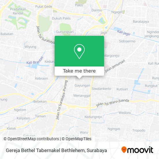 Gereja Bethel Tabernakel Bethlehem map
