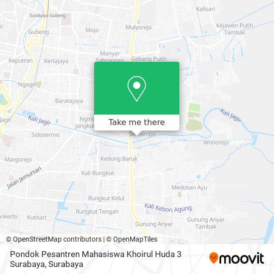 Pondok Pesantren Mahasiswa Khoirul Huda 3 Surabaya map