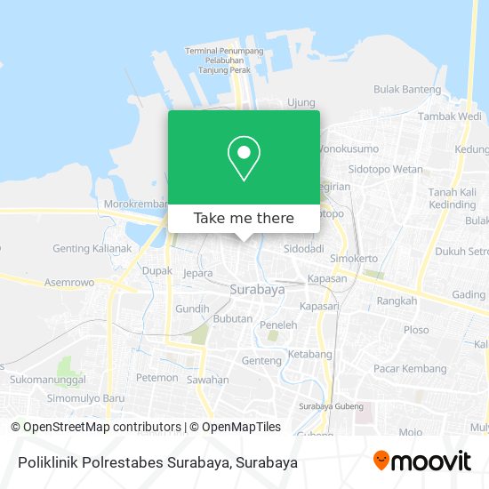 Poliklinik Polrestabes Surabaya map