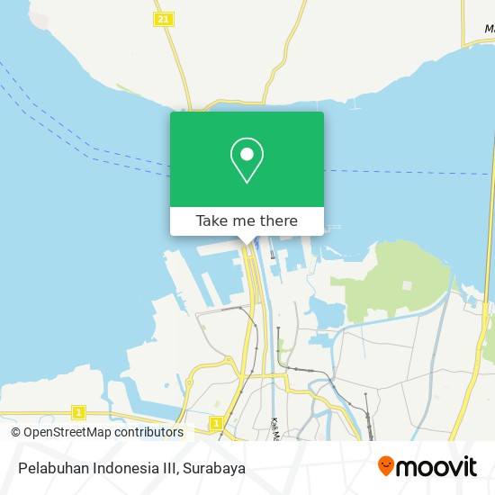 Pelabuhan Indonesia III map