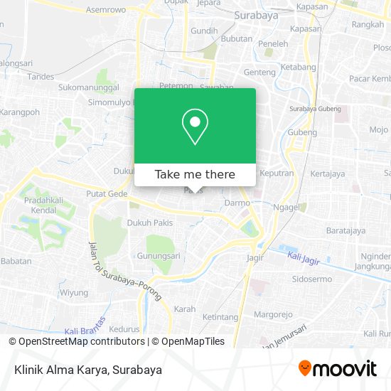 Klinik Alma Karya map