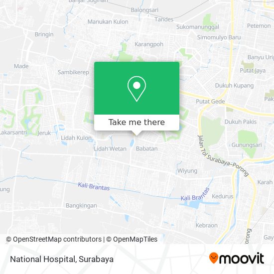 National Hospital map