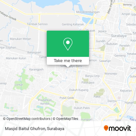 Masjid Baitul Ghufron map
