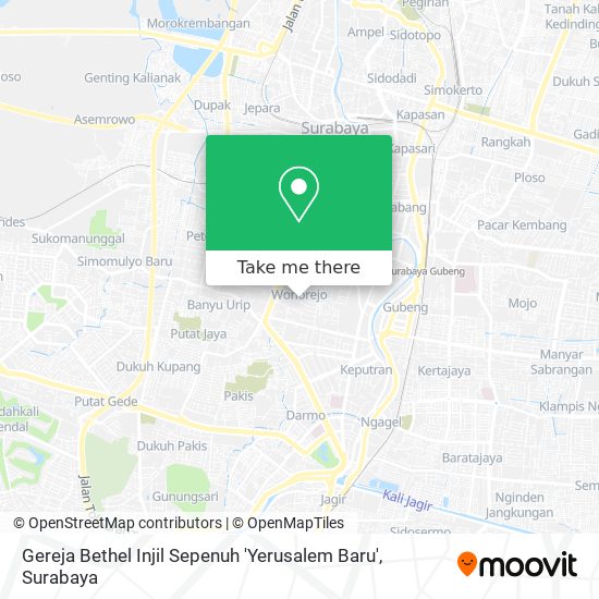 Gereja Bethel Injil Sepenuh 'Yerusalem Baru' map