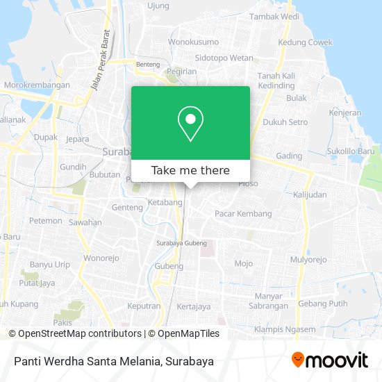 Panti Werdha Santa Melania map