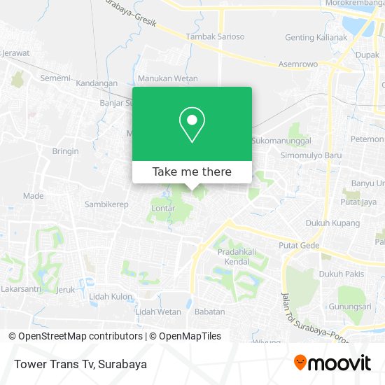 Tower Trans Tv map