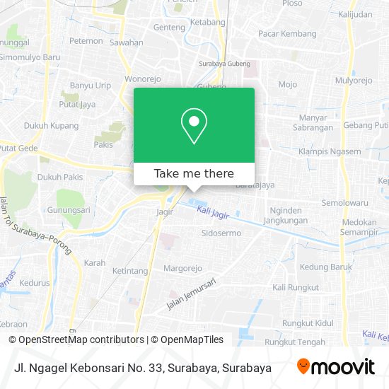 Jl. Ngagel Kebonsari No. 33, Surabaya map