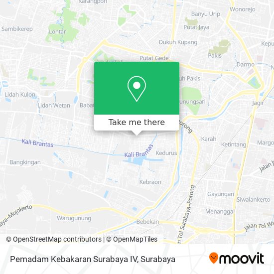 Pemadam Kebakaran Surabaya IV map