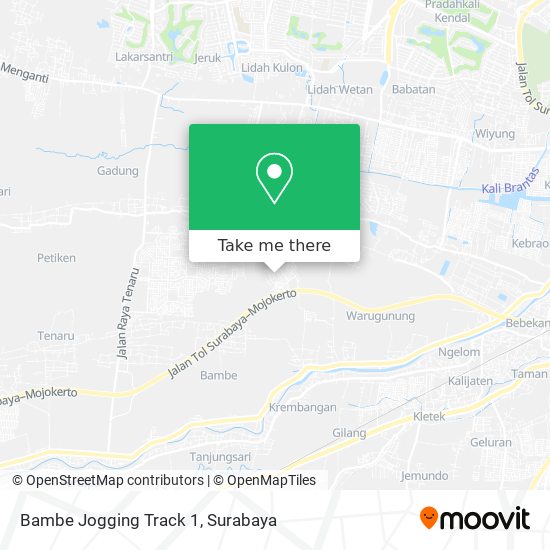 Bambe Jogging Track 1 map