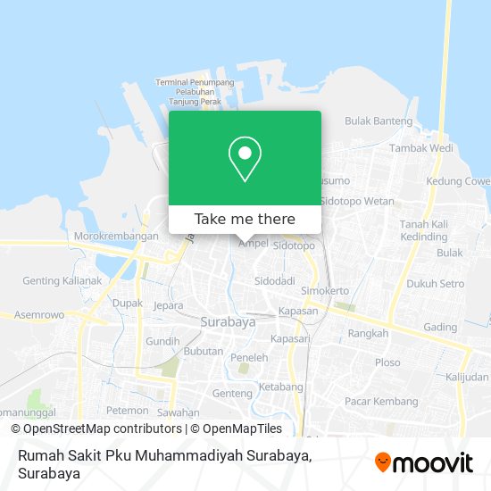 Rumah Sakit Pku Muhammadiyah Surabaya map