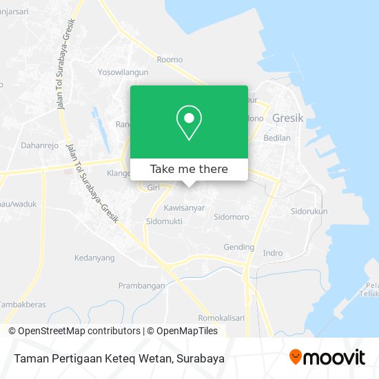 Taman Pertigaan Keteq Wetan map