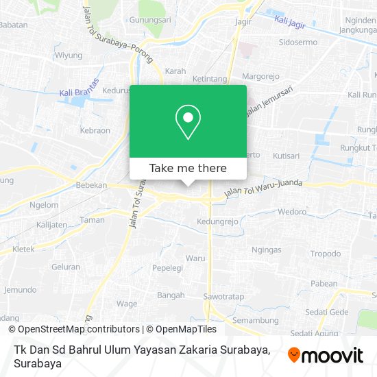 Tk Dan Sd Bahrul Ulum Yayasan Zakaria Surabaya map