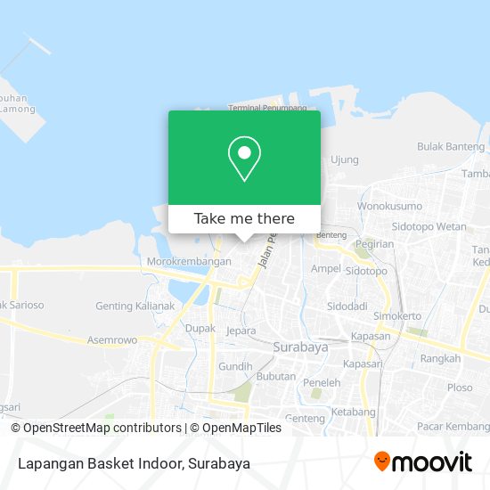 Lapangan Basket Indoor map