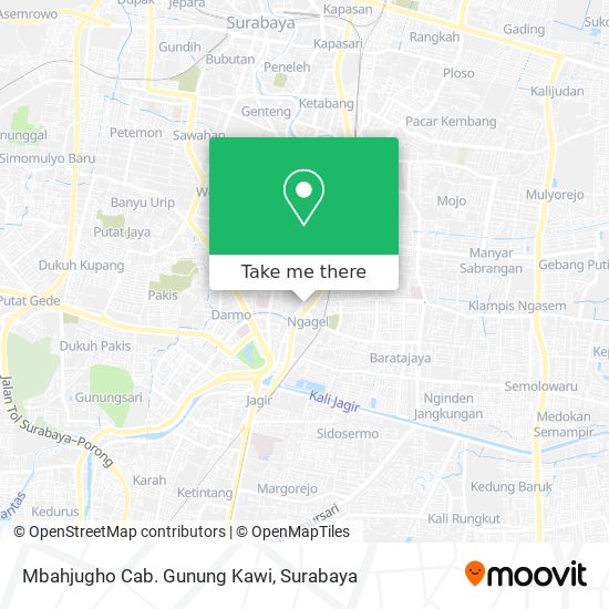 Mbahjugho Cab. Gunung Kawi map