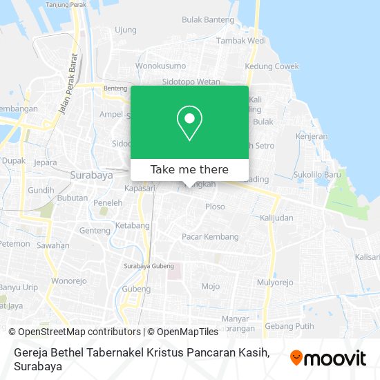 Gereja Bethel Tabernakel Kristus Pancaran Kasih map